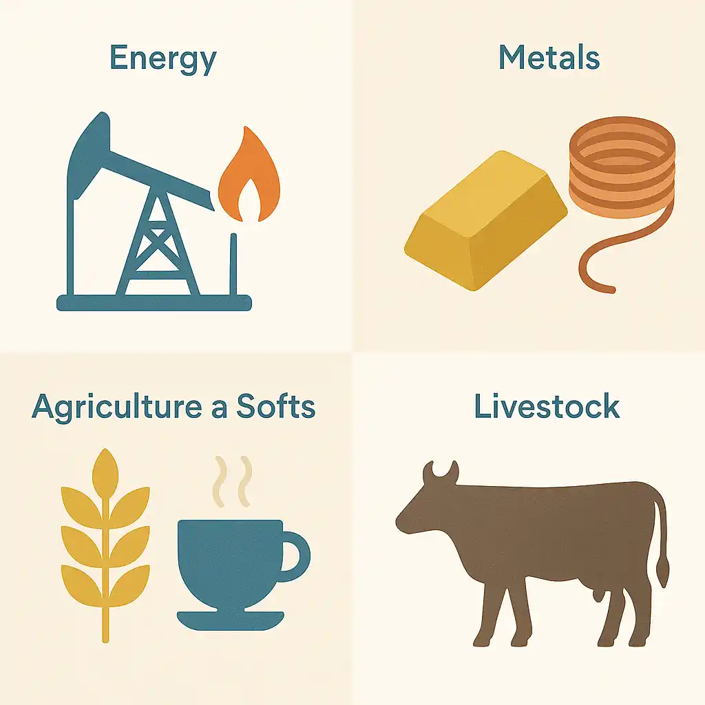types of commodities