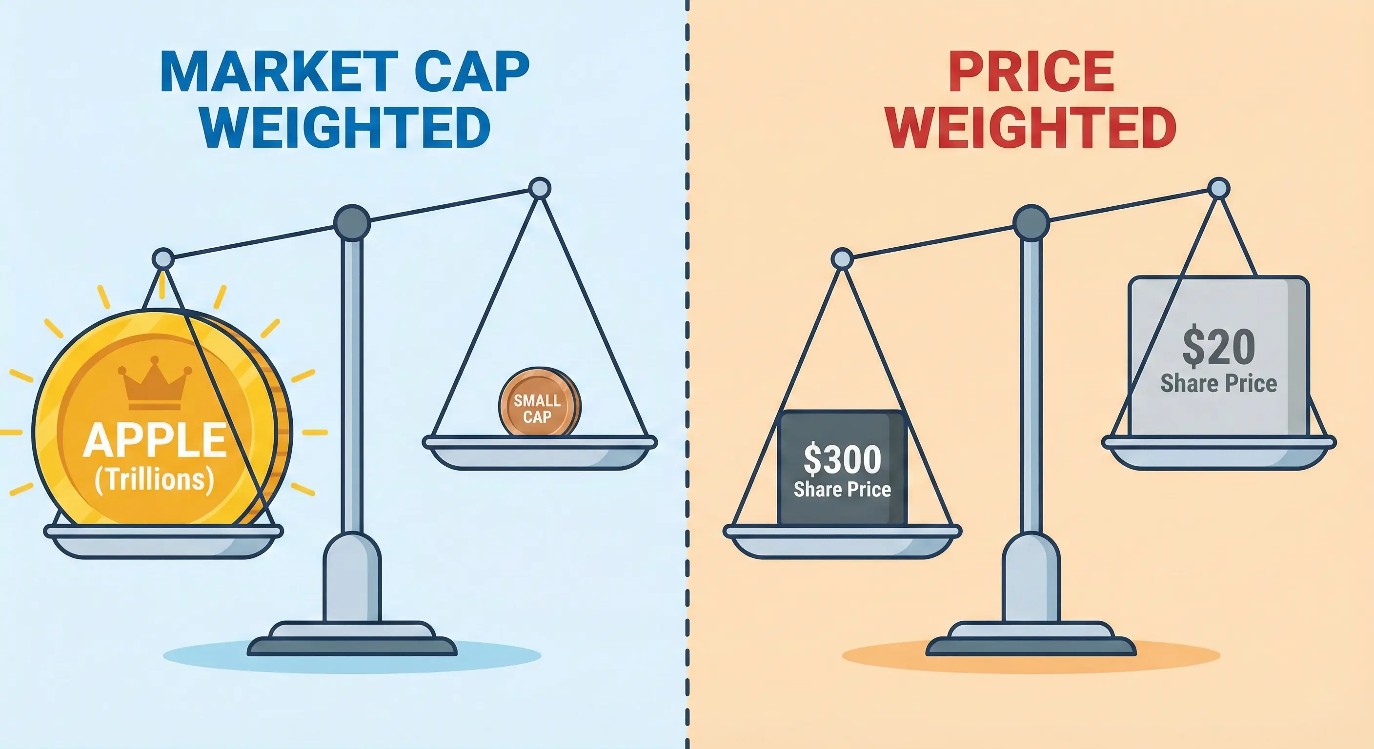 index weighting methods visualized
